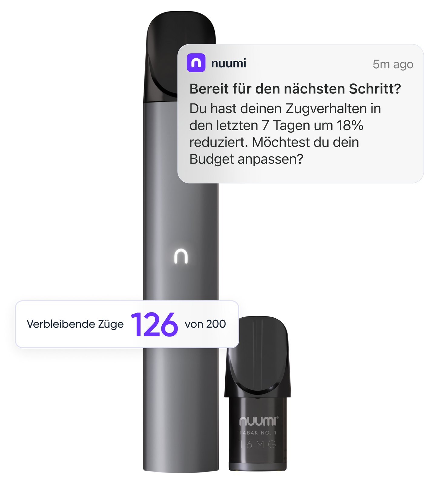 Smarter nuumi Vaporizer mit Push Notifications